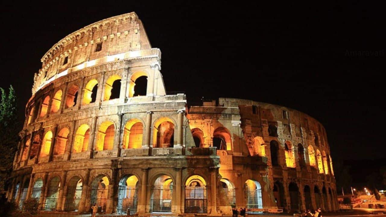 Visiting the Colosseum in Rome Italy