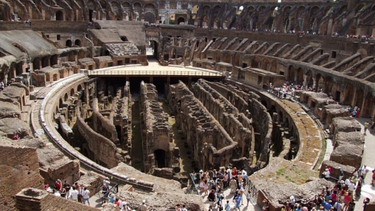 Visiting the Colosseum in Rome Italy