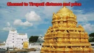Chennai to Tirupati distance and price
