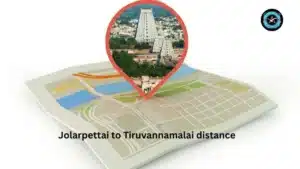 Jolarpettai to Tiruvannamalai distance