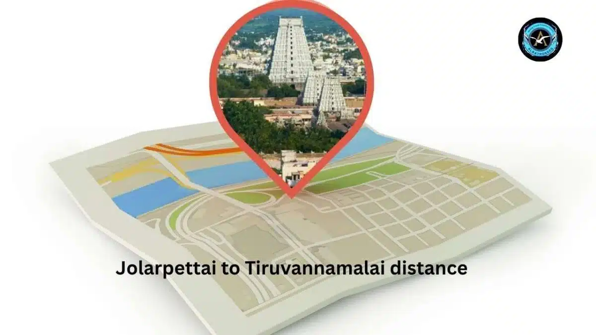 Jolarpettai to Tiruvannamalai distance